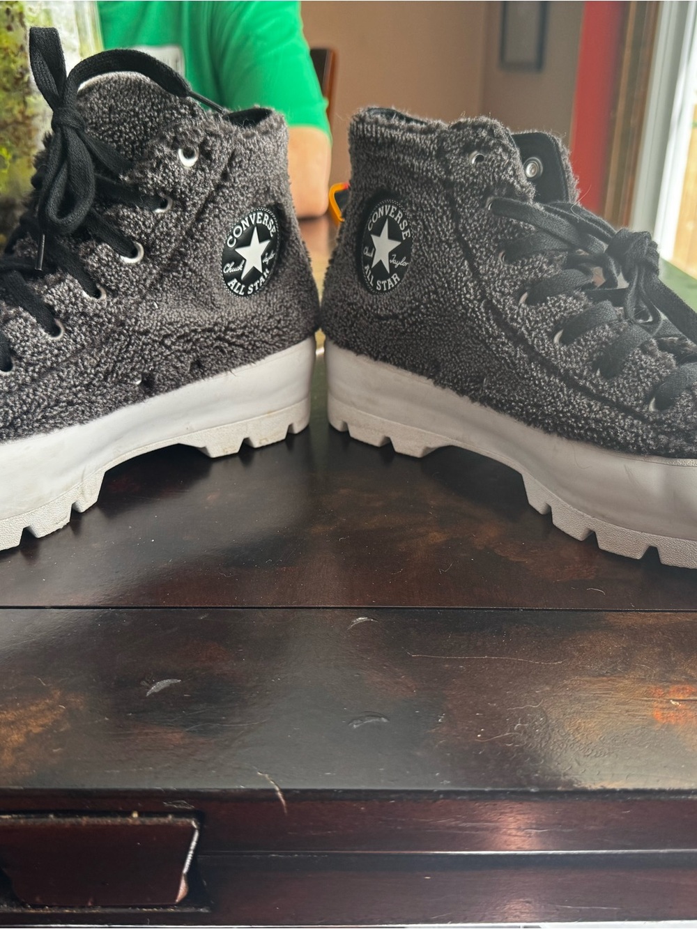 Women’s Converse Black Sherpa Chuck Taylor All Star High Top